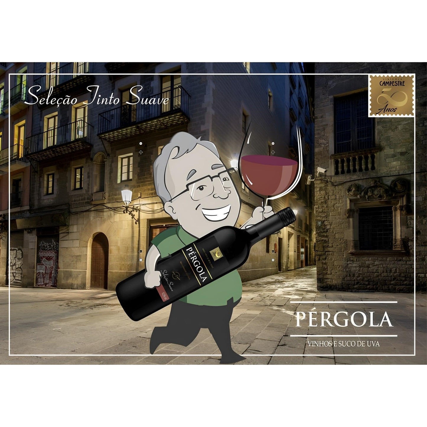 Pérgola Sweet Red Wine 2L - Serra Gaúcha - Brazilian Shop