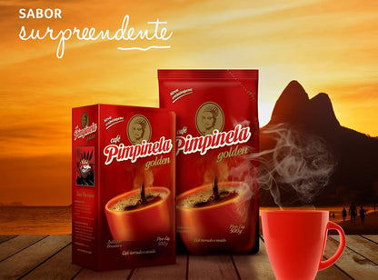 Pimpinela Golden Coffee 17.64 oz (Pack of 2) - Brazilian Shop