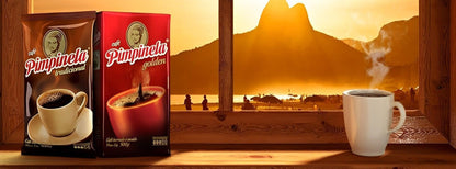 Pimpinela Golden Coffee Vacuum Sealed 17.64 oz (Pack of 2) - Brazilian Shop