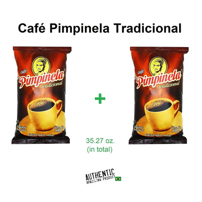 Pimpinela Traditional Coffee 17.64 oz (Pack of 2) - Brazilian Shop