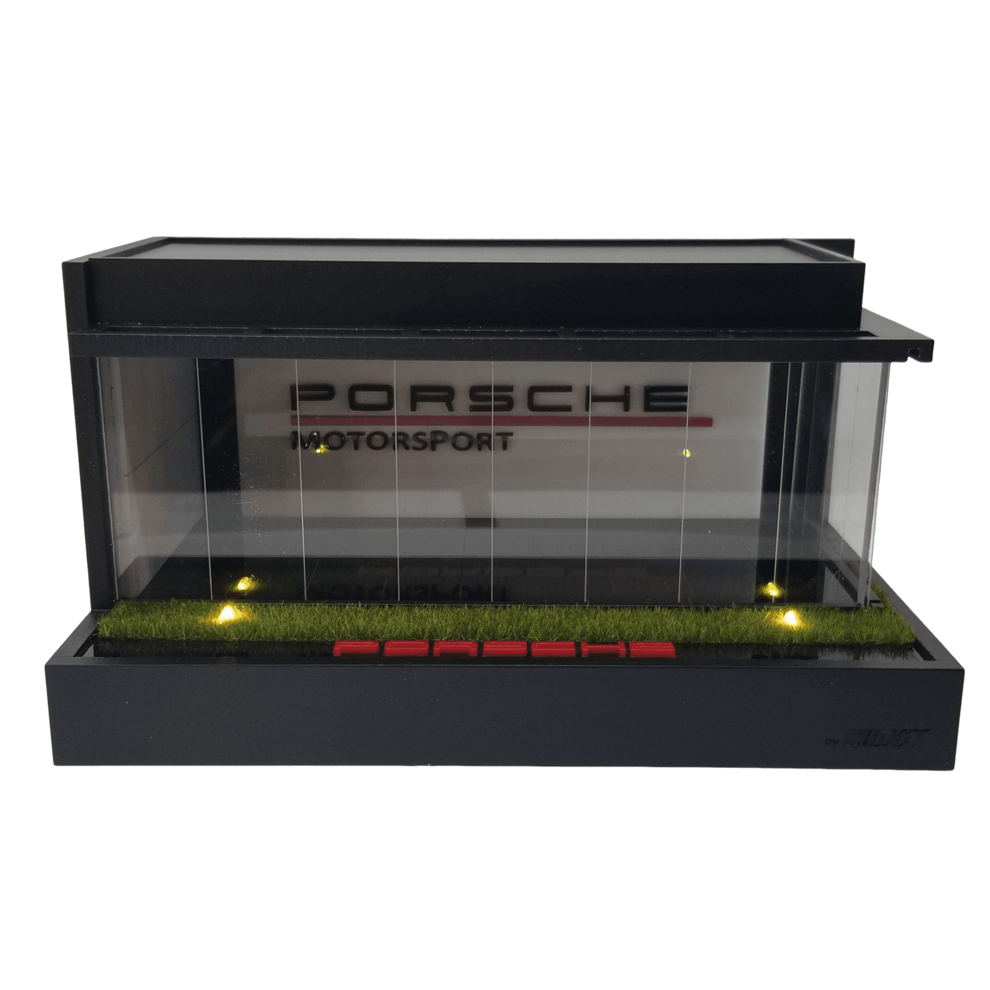 Porsche Dealership Exhibitor For Model Cars - Exclusive Item - Handmade - Brazilian Shop