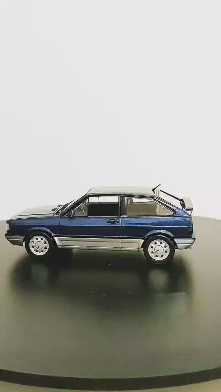 Volkswagen Gol GTI 1989 Blue 1/24 Diecast Model Car