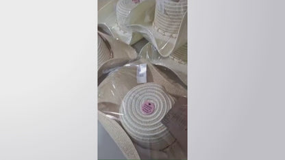 Chic White Straw Beach Hat for Women – Summer Luxury Style
