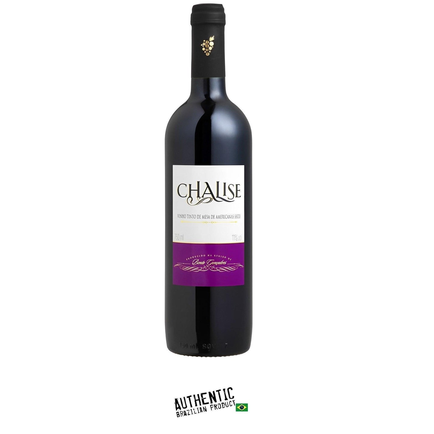 Salton Chalise Dry Red Wine 750ml - Serra Gaúcha - Brazilian Shop