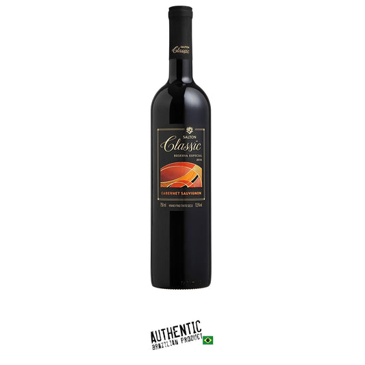 Salton Classic Cabernet Sauvignon Dry Red Wine 750ml - Serra Gaúcha - Brazilian Shop