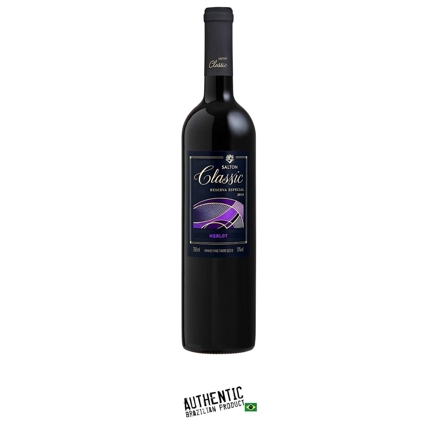 Salton Classic Merlot Dry Red Wine 750ml | Serra Gaucha - Brazil - Brazilian Shop