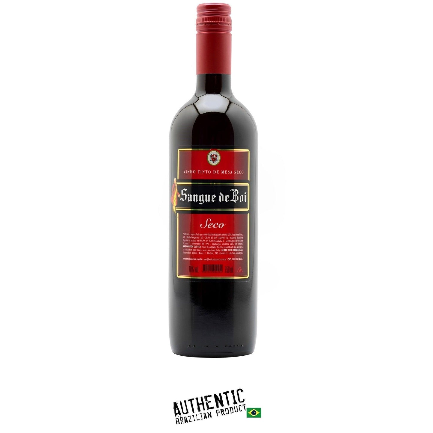 Sangue de Boi Dry Red Wine 750ml - Serra Gaúcha - Brazilian Shop